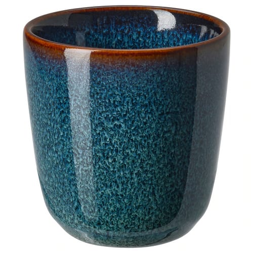 GLADELIG espresso cup, blue, 10 cl