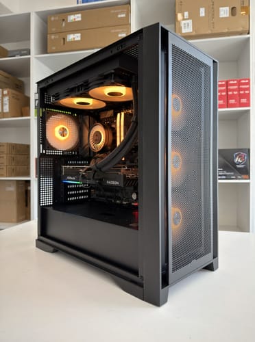 GAMING PC RX 9070 XT 16GB/RYZEN 7 7800X3D/32GB DDR5/1TB SSD NVMe